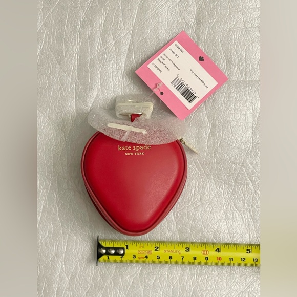 NWT Kate Spade Cherry Pie Picnic Strawberry Coin Mini Purse Very Rare Edition - Picture 4 of 8